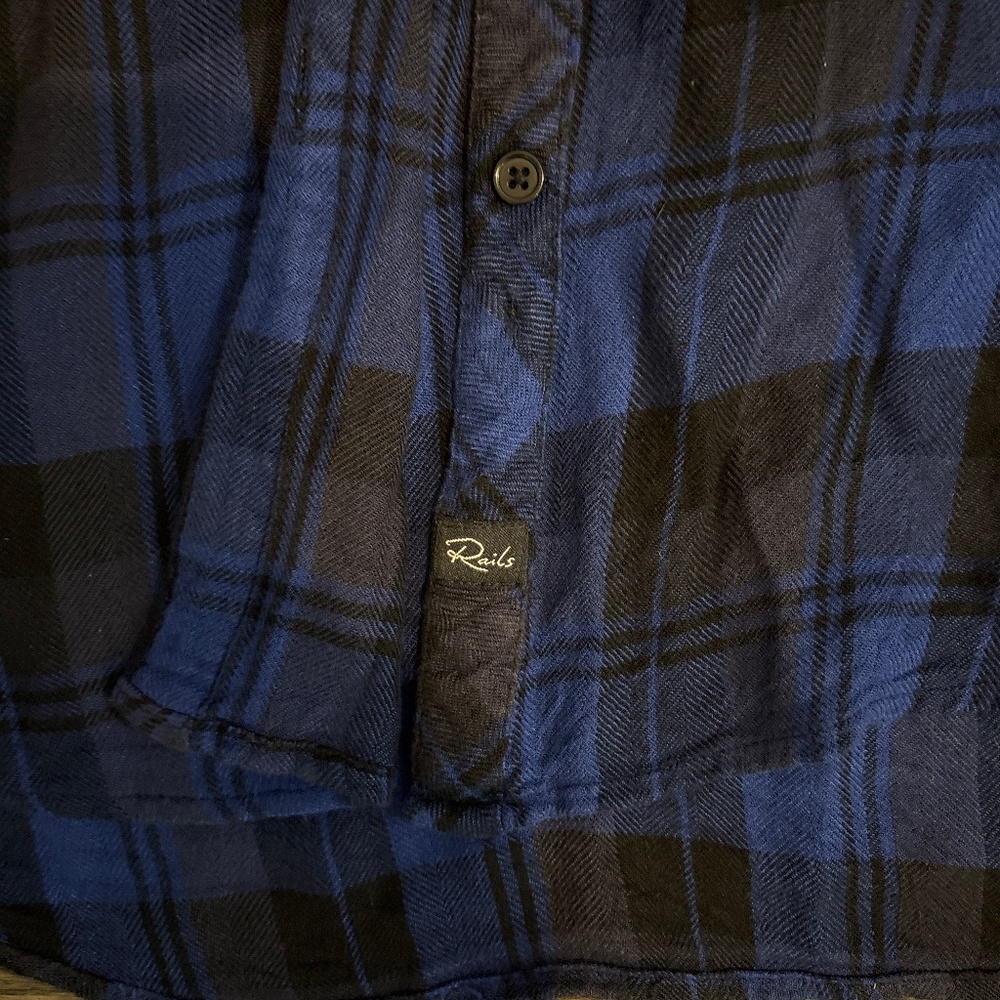 Rails, Like New Plaid Button Down Shirt - image 3